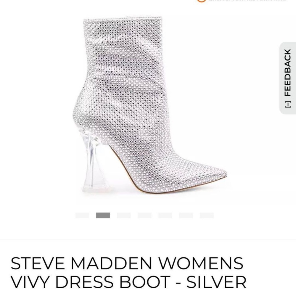 Brand new , Steve, Madden, rhinestone boots, very gorgeous, never worn ￼Paid 150